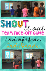 As the end of year approaches, I want to keep my students engaged and motivated! This team face-off game has been perfect, I have used it as review for the year! Perfect for an end of year party or when you have a few spare minutes!