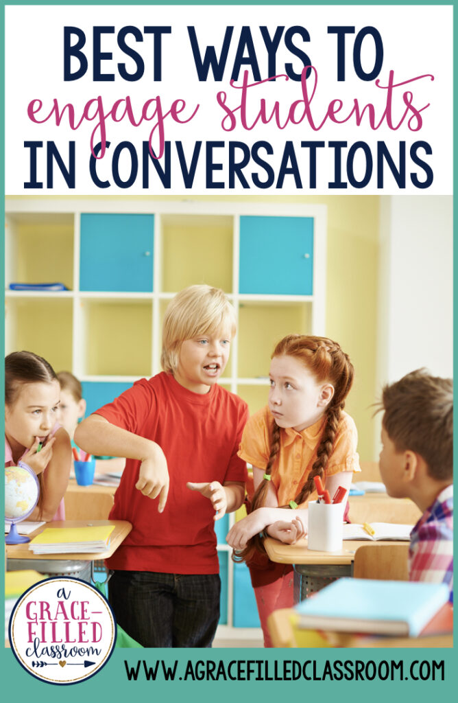 Do you struggle with keeping students engaged? Use these ideas to encourage conversations and keep students engagement high!