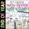 End of Year Math Review 1st grade