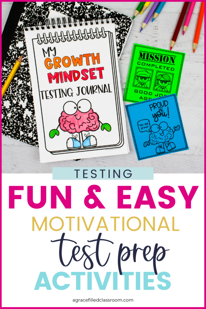 Fun and Easy Motivational Test Prep Activities pin